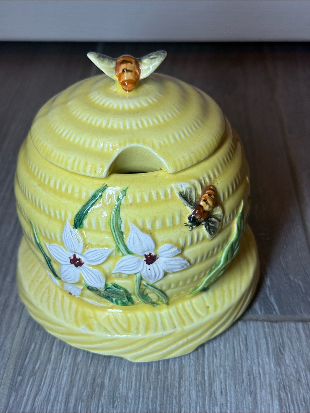 Vintage Beehive Honey Jar